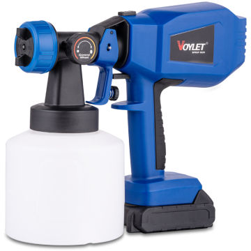 Voylet Cordless Lack Sprayer DSE110 - 20V Batterie Elektrische HVLP -Pistole für Hausgemälde