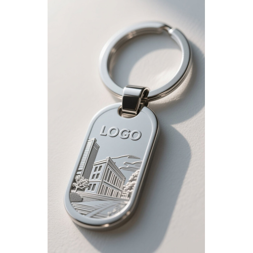 Custom Metal Keychain with Personalized Design