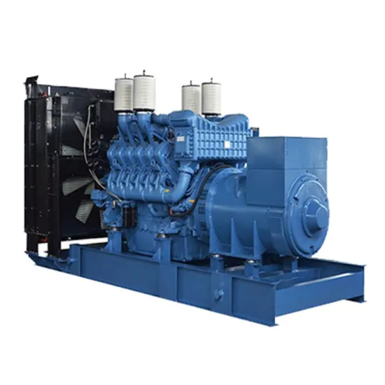 MTU Engine 12V4000G63 Genset 1400kW 1750kVA Diesel Generator Price