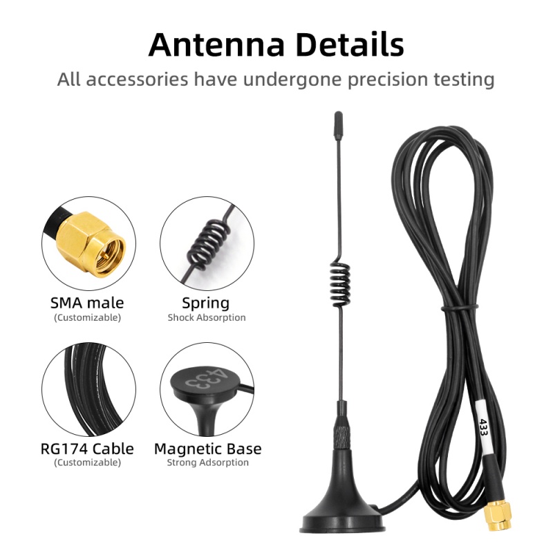 433MHz suction cup antenna 4