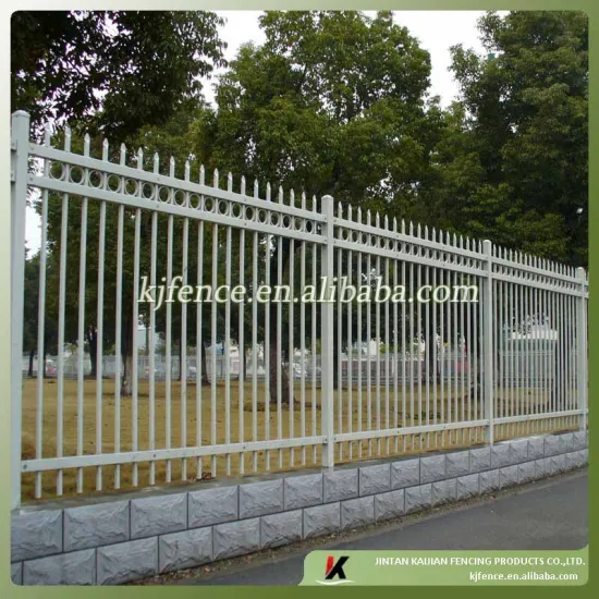 steel picket fence pannel