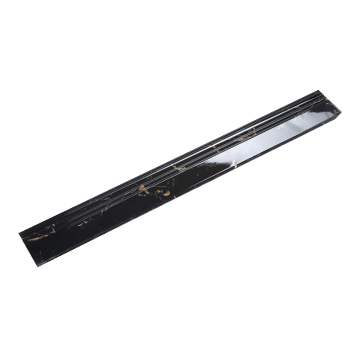 Black Gold Flower Stone Marble Skirting Board Tile for Living Room