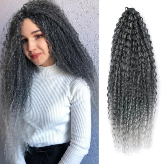 20-28 Inch Afro Kinky Curly Crochet Braids Hair Ombre Braiding Hair Extensions Marly Hair