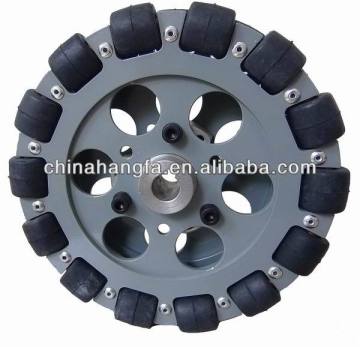 152.4mm double aluminum Omni directional wheel