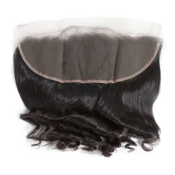Illusion Raw Indian Cambodian Perruque Thin Skin Lace Front Brazilian Loose Wave 13x4 18 inch Frontals