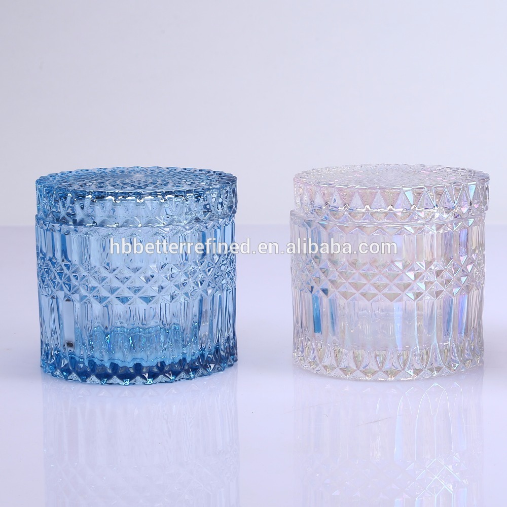 Br 1715 Decorative Glass Jar With Lid1