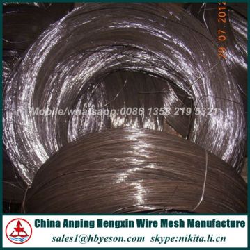 anping manufacture black iron wire for nail