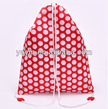Drawstring backpack bag