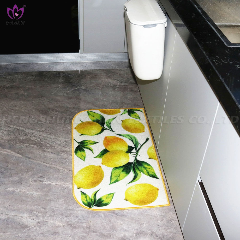 1782 Waterproof And Non Slip Printed Ground Mat For Kitchen 3