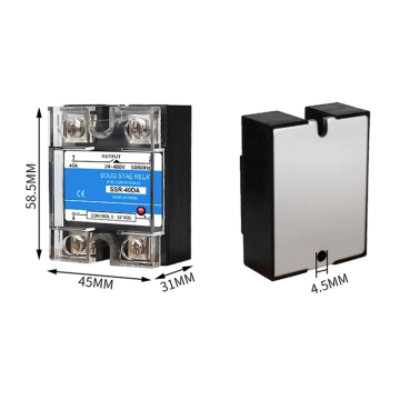 Industrial 24V-480V SSR 3 Phase Solid State Relays AC to DC 10A-200A