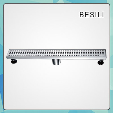 Long shower floor drain