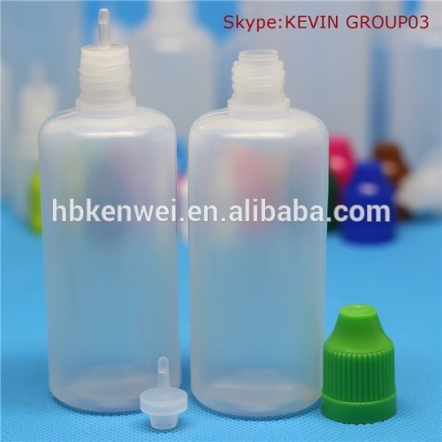 eliquid bottle 60ml empty plastic bottles with various color childproof cap