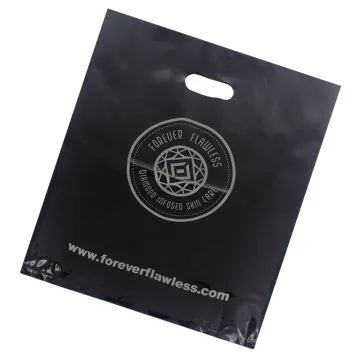 Gray Small Size Shopping Die Cut Bag