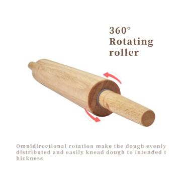 4 Pack of Wooden Roller Rolling Pin