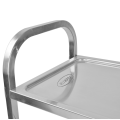 Stainless Steel 304 Two Layer Dining Trolley