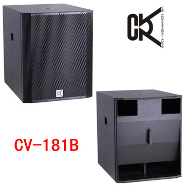 CVR single 18' subwoofer with bass horn loaded