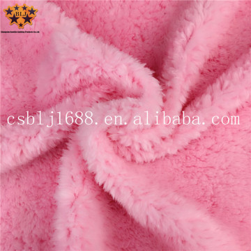 Peach Color Microfiber Super Soft Coral Fleece Velvet Fleece Fabric Used For Blanket And Other Garment China Supplier