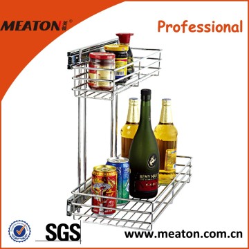 Kitchen pull out spice rack