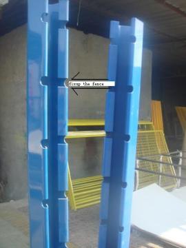 The PVC Coated Metal Fence Parts Quick Post (ANJIA-090)