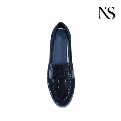 black loafers classic design
