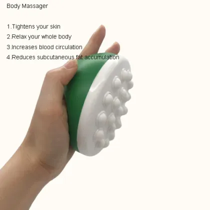 Green White Handle Plastic Massage Tools