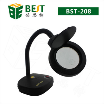 Desktop magnifying lamp LED for lab laboratory fluorescent bulbs BST-208