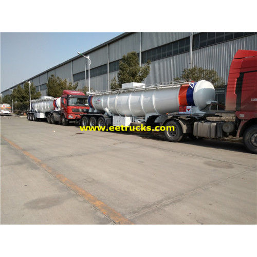 19m3 21ton Sulfuric axit phân phối xe tăng Trailers