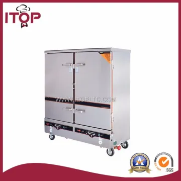 24 trays Double door gas steamer cabinet