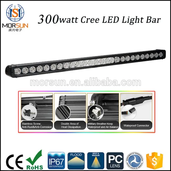 signle row 10w led bar lights off road 4x4