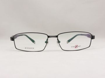 Pure-ti Super-light Black Charmant Optical Frames Zt11764 Mirror Legs 140 Mm