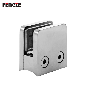 Curved Bottom 0 Degree Fixed Glass Clamp