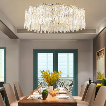 Hedendaagse Noordse vintage hanglamp LED Crystal kroonluchter voor woonkamer hanglampen