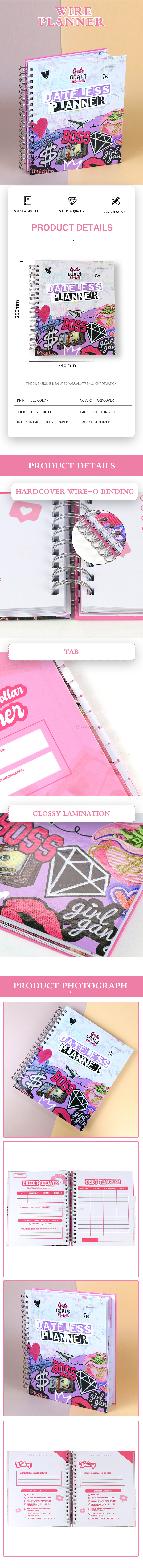 Customizable Girl Self Care Journal