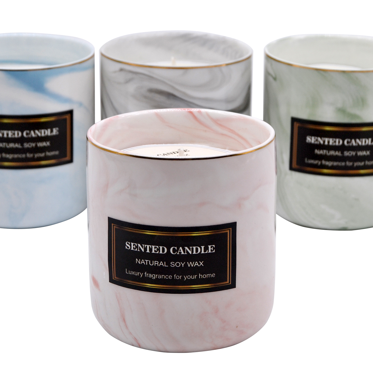 Private Label Scented Ceramic Jar Candles