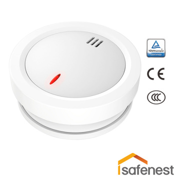 Wireless network interconnected smoke detector smoke alarm