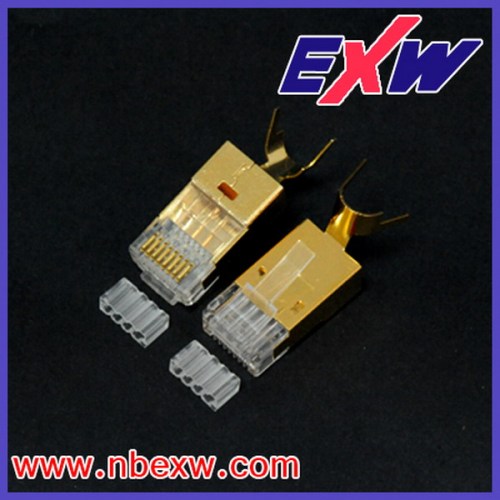 Cat.6A 골든 RJ45 커넥터