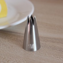 #1M Stainless Steel Nozzle Open Star Tip Pastry Cookies Tools Icing Piping Nozzles Cake Decorating Cupcake Creates Drop Flower