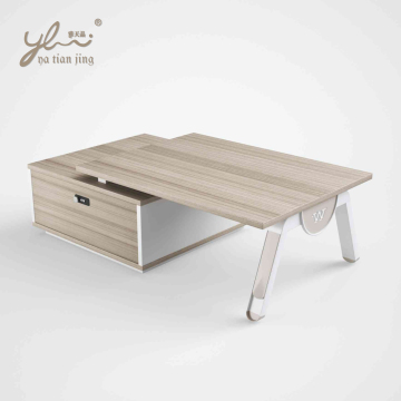مزيج من الخشب الخشبي للتلفزيون الخشبي مزيج حديث من طاولة القهوة الفاخرة الفاخرة مع مكتب القهوة الدرج