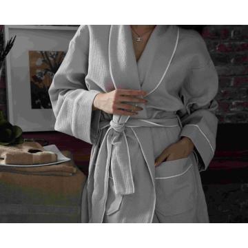 সবচেয়ে বিলাসবহুল রঙের তুলো ওয়াফেল বাথরোব