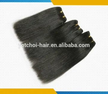 Unprocessed Virgin Remy Hair Brazilian Virgin Human Hair Extension Yaki Weave Hair