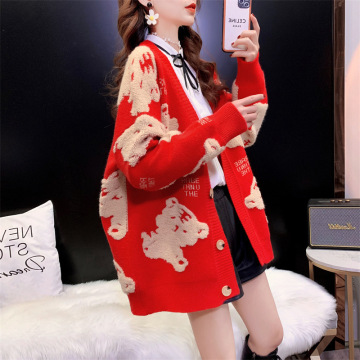Plus Size Custom Warm Winter Long Sleeve Turtleneck Knit Sweater
