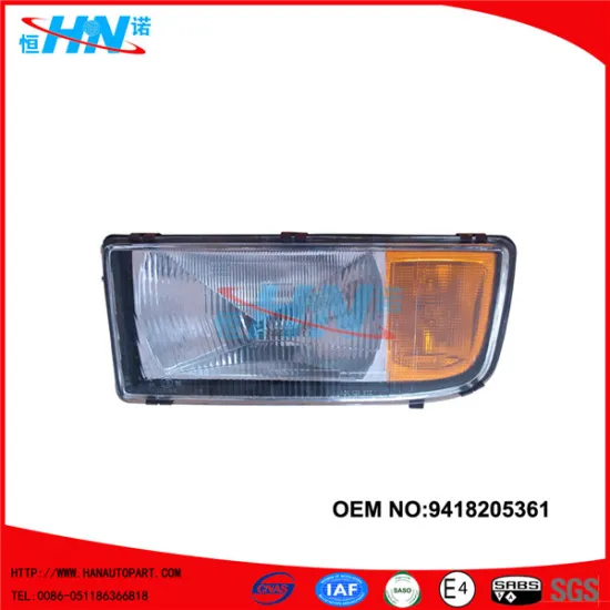 9418205361 Actros Head Lamp For Mercedes Benz Truck
