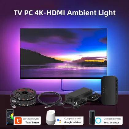 Best Value RGBIC LED Lights with Sound and Light Synchronization for TV