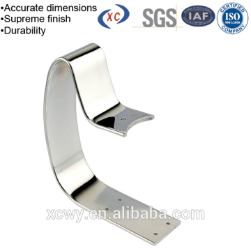 Electronic contact battery contact leaf spring contact