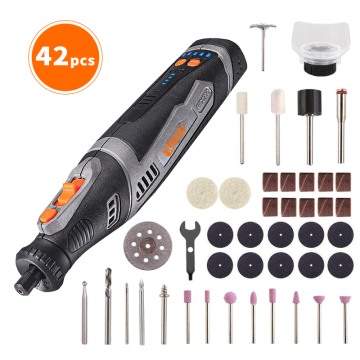 8V Multi-functional Mini Grinder: A Versatile 5000-30000/min Variable Speed Portable Dremel Rotary Tool Set