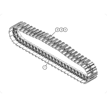 Excavator 325 track assembly 548-1199/5481199