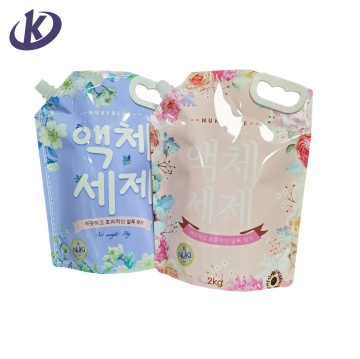 Customizable 1-Gallon Detergent Pouch with Handle - Collapsible Water Container