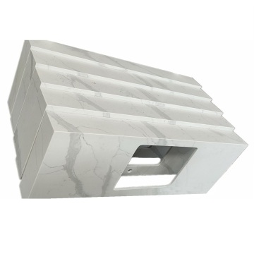 Καλύτερη χονδρική calacatta White Marble Quartz Countertops &amp; Vanity Tops