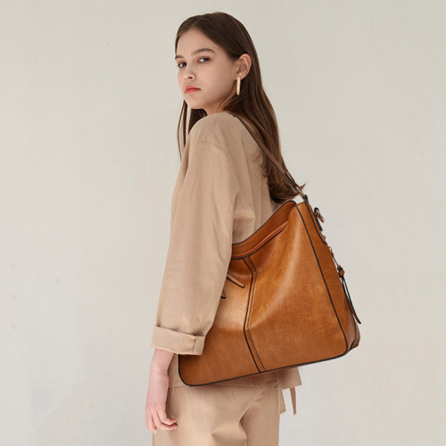 Мода Женщины сумки большой кожаный сумка