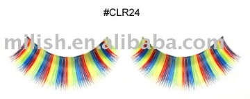 synthetic handmade color false eyelashes extension ME-0030